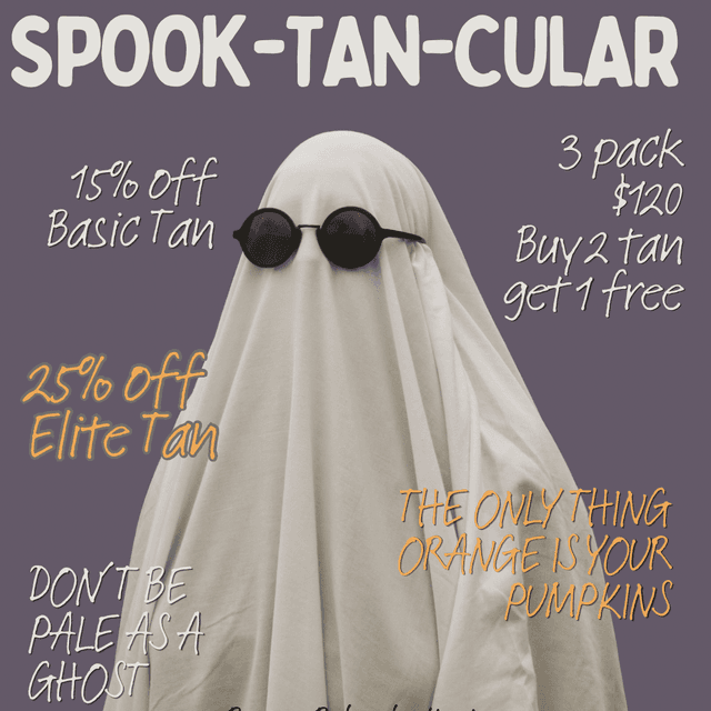 SPOOK-TAN-CULAR 3 PACK at Bronzy Babes By Kort in Bountiful, UT